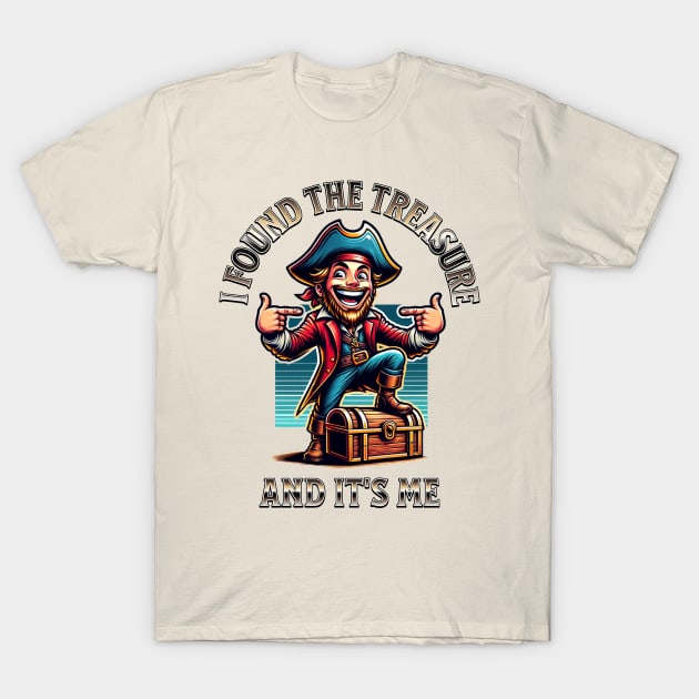 Funny Pirate Treasure Parody T-Shirt by Bootylicious